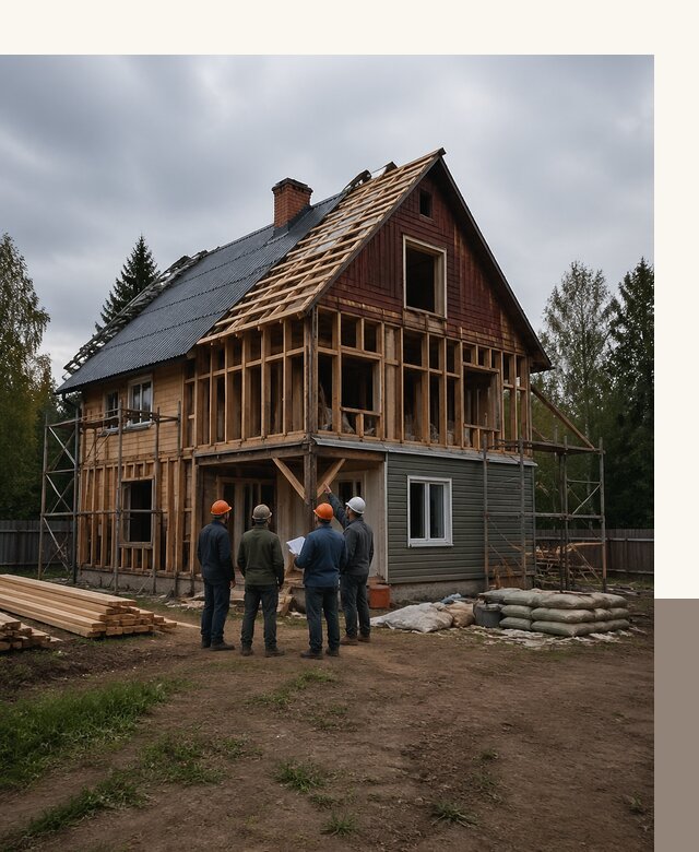 Реконструкция дачного дома в Новоалтайске под ключ с проектом