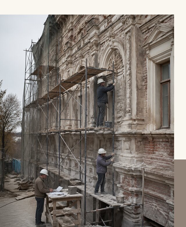 Реставрация объектов культурного наследия под ключ в Новоалтайске