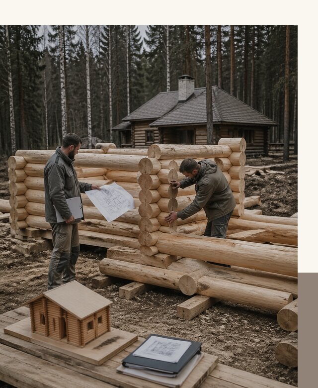 Проектирование и строительство домов из бревна в Новоалтайске